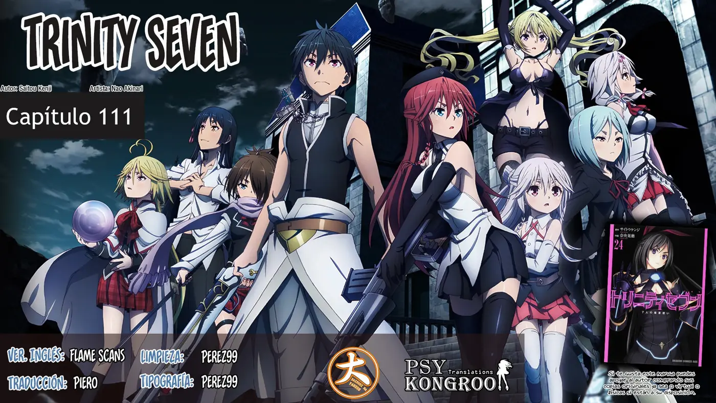 Trinity Seven: 7-Nin no Mahoutsukai capítulo 111 página 1