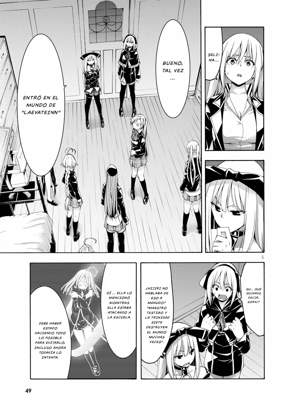 Trinity Seven: 7-Nin no Mahoutsukai capítulo 111 página 6