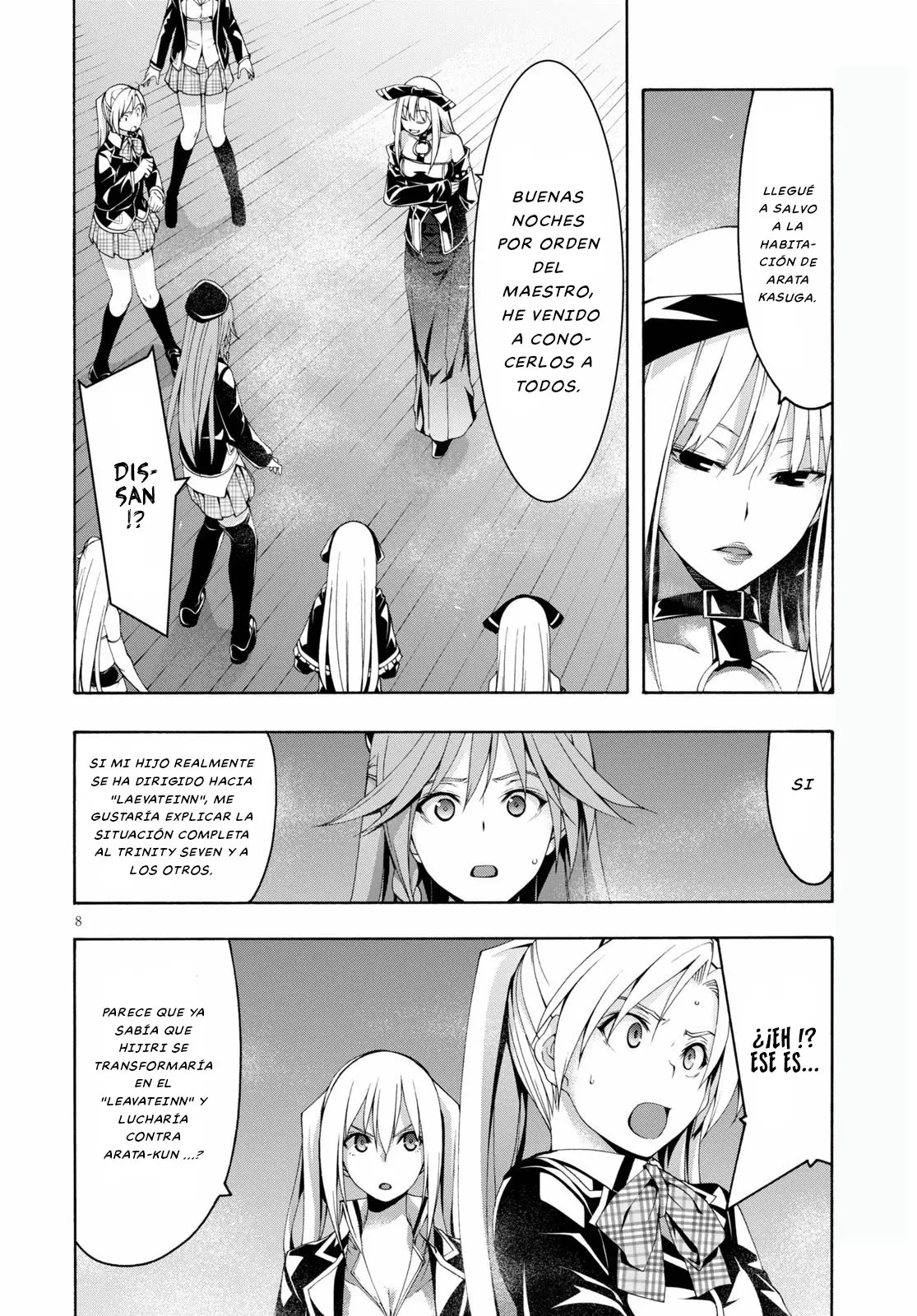 Trinity Seven: 7-Nin no Mahoutsukai capítulo 111 página 9