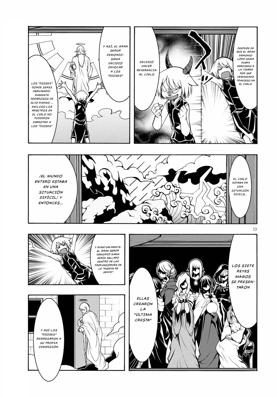 Trinity Seven: 7-Nin no Mahoutsukai capítulo 111 página 13