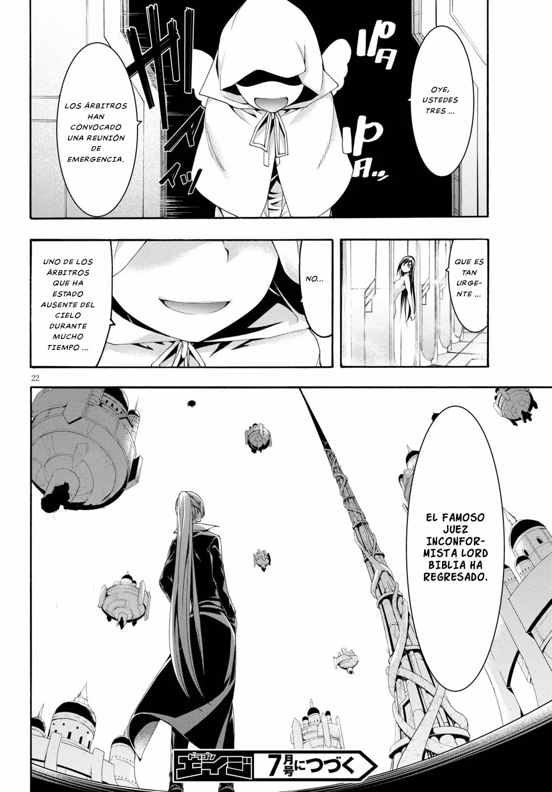 Trinity Seven: 7-Nin no Mahoutsukai capítulo 111 página 22