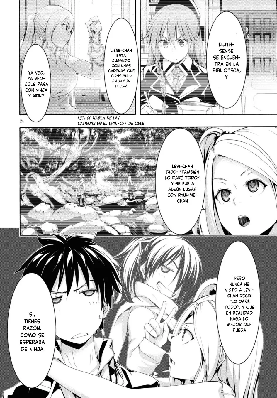 Trinity Seven: 7-Nin no Mahoutsukai capítulo 114 página 23