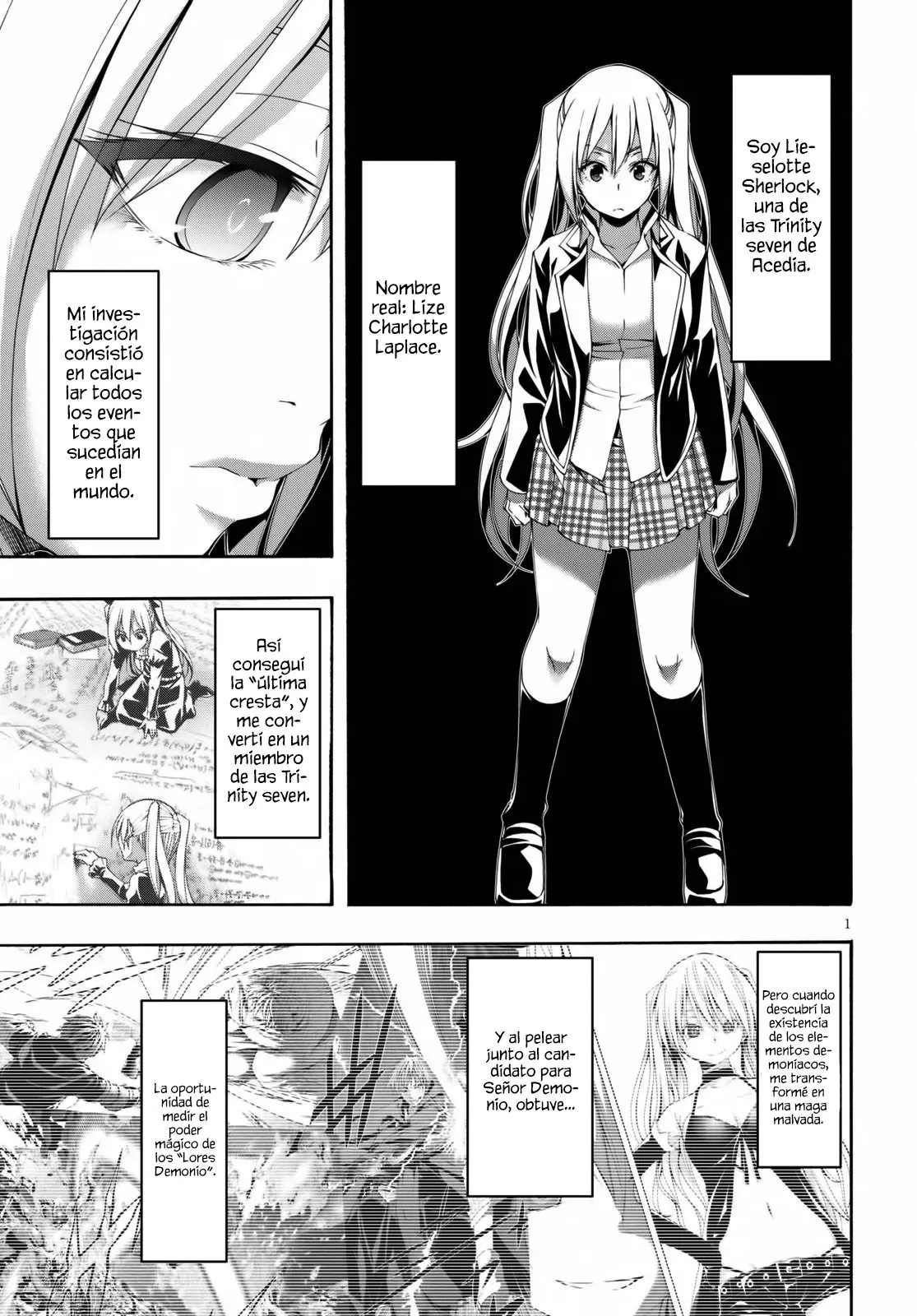 Trinity Seven: 7-Nin no Mahoutsukai capítulo 115 página 3