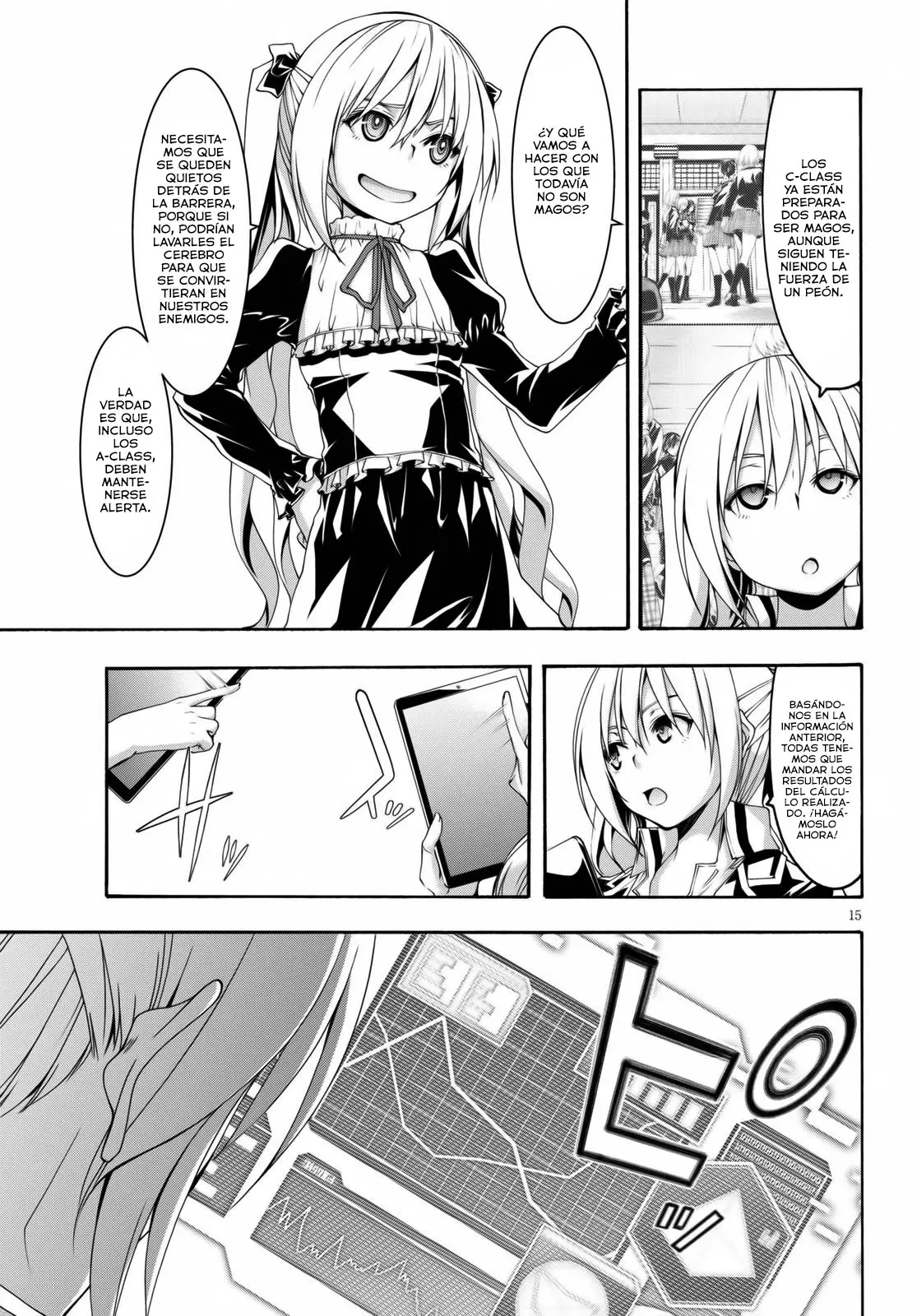 Trinity Seven: 7-Nin no Mahoutsukai capítulo 115 página 16