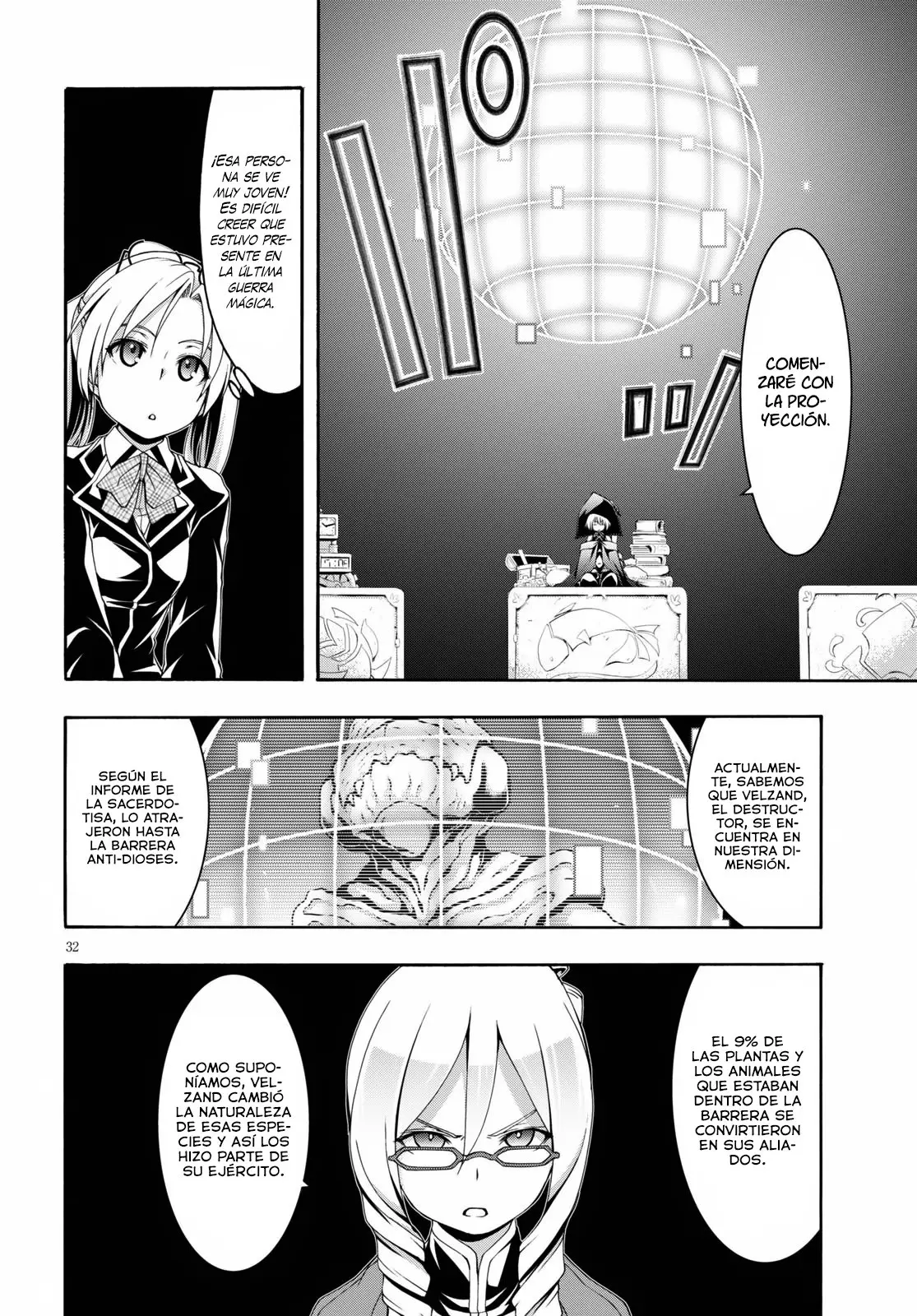 Trinity Seven: 7-Nin no Mahoutsukai capítulo 115 página 31