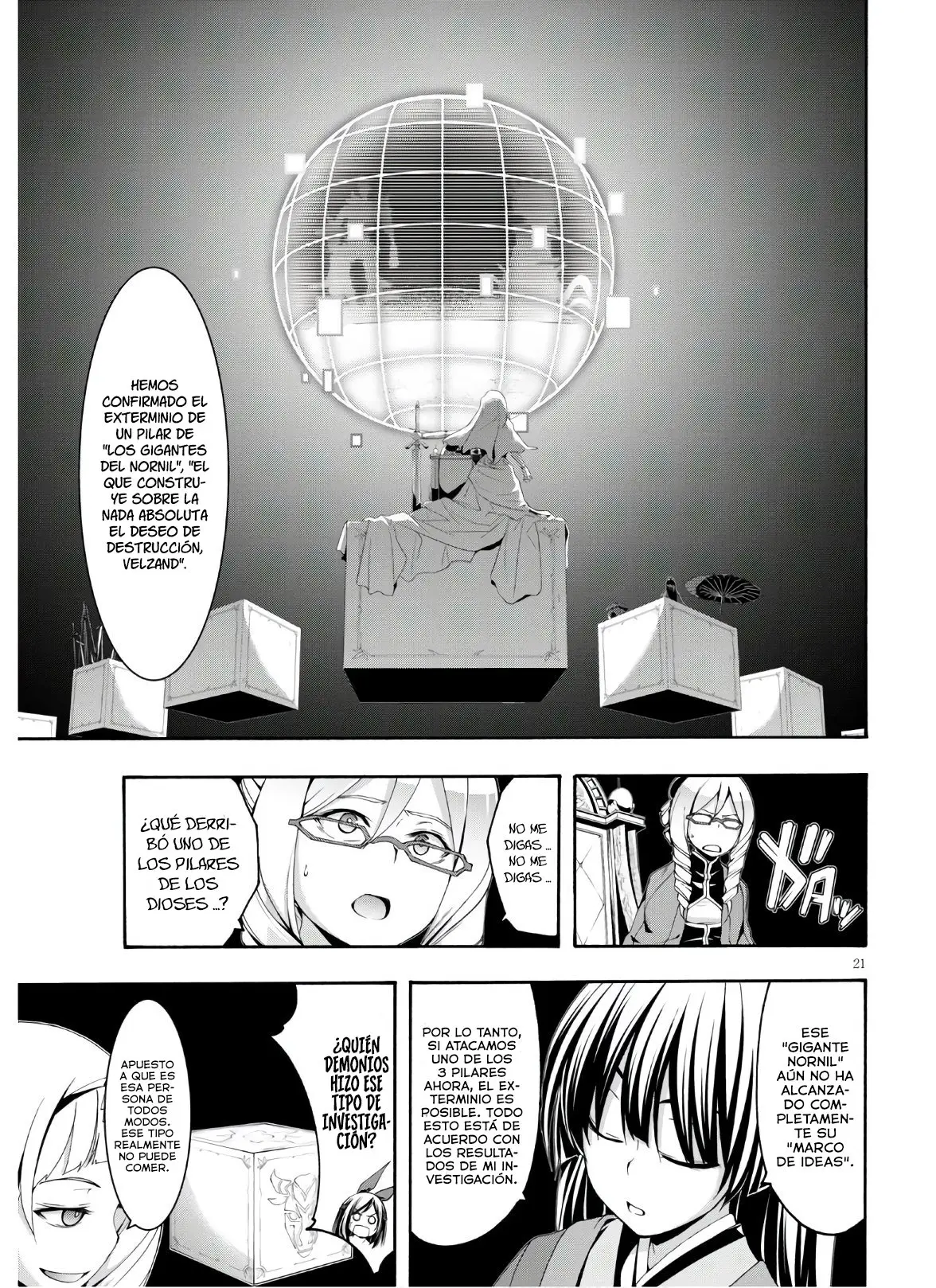 Trinity Seven: 7-Nin no Mahoutsukai capítulo 116 página 21