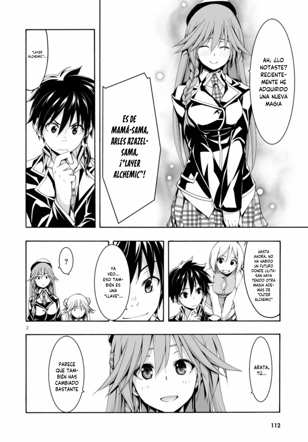 Trinity Seven: 7-Nin no Mahoutsukai capítulo 117 página 2