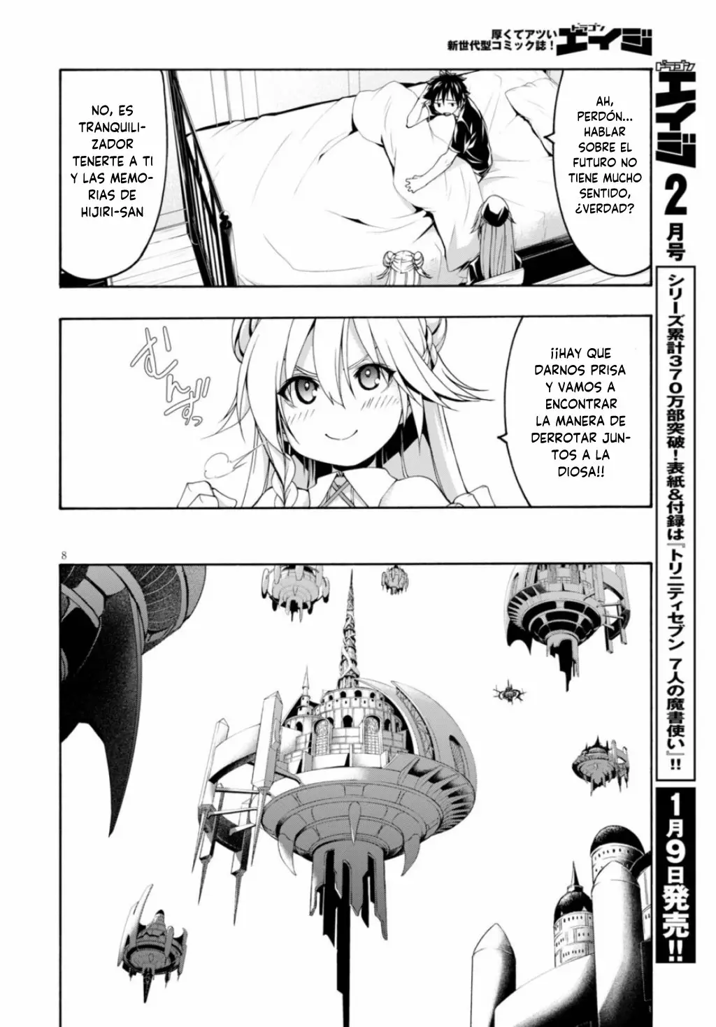 Trinity Seven: 7-Nin no Mahoutsukai capítulo 117 página 8