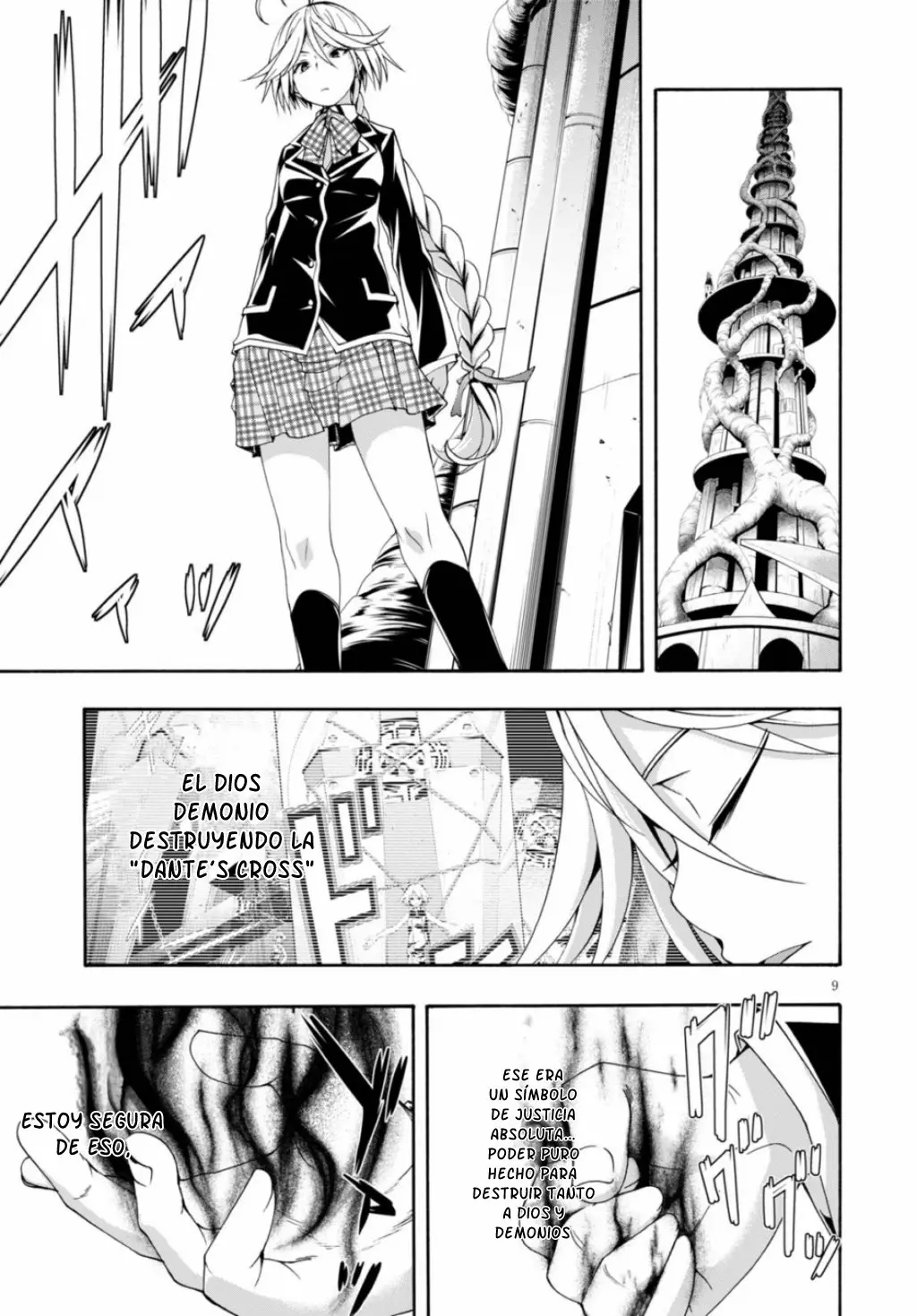 Trinity Seven: 7-Nin no Mahoutsukai capítulo 117 página 9