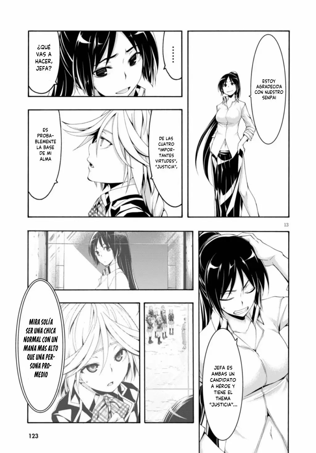 Trinity Seven: 7-Nin no Mahoutsukai capítulo 117 página 13