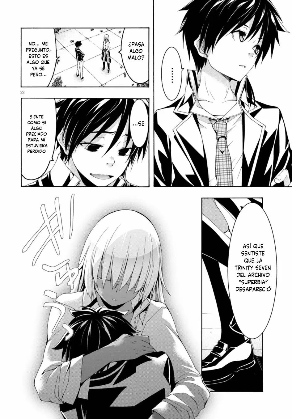 Trinity Seven: 7-Nin no Mahoutsukai capítulo 117 página 22