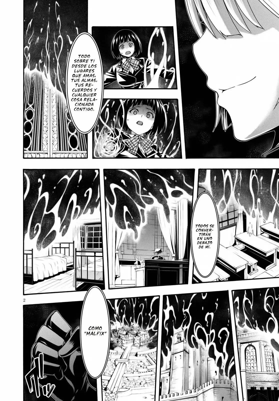 Trinity Seven: 7-Nin no Mahoutsukai capítulo 123 página 3
