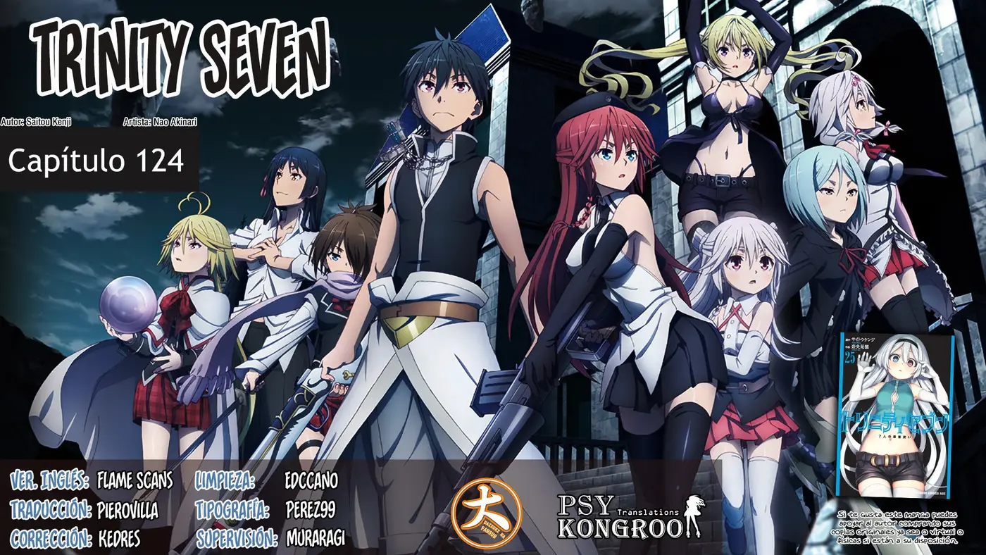 Trinity Seven: 7-Nin no Mahoutsukai capítulo 124 página 1