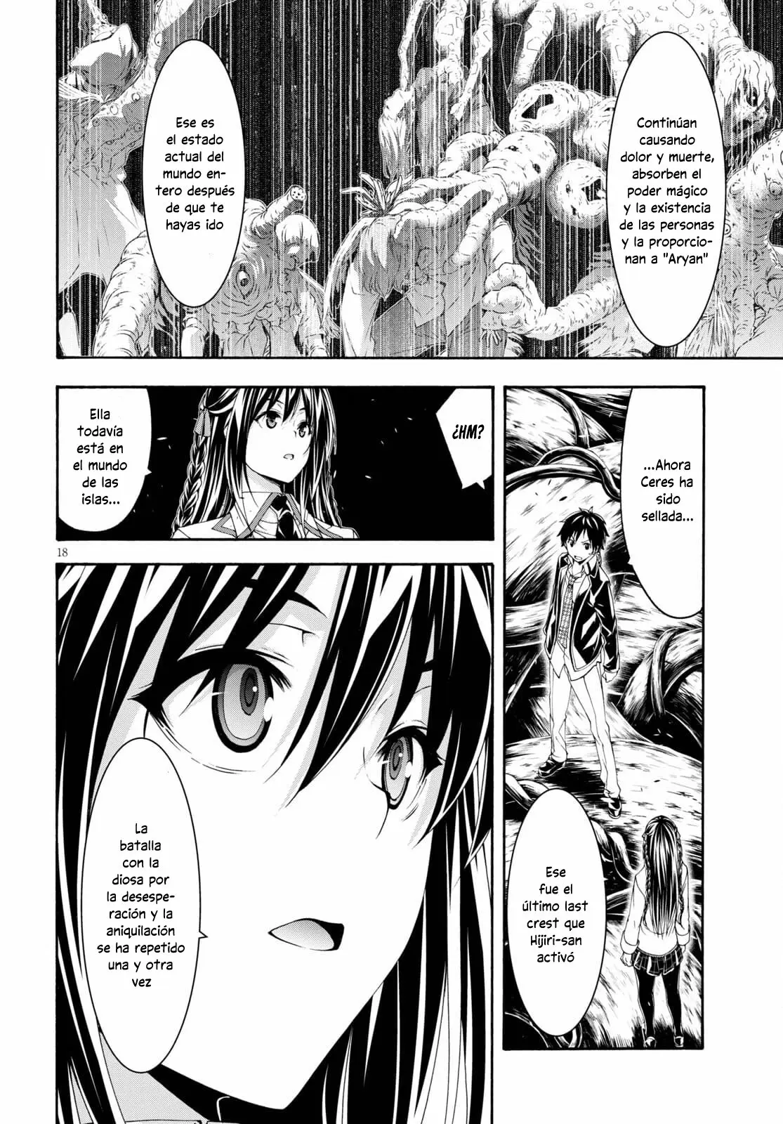 Trinity Seven: 7-Nin no Mahoutsukai capítulo 125 página 17