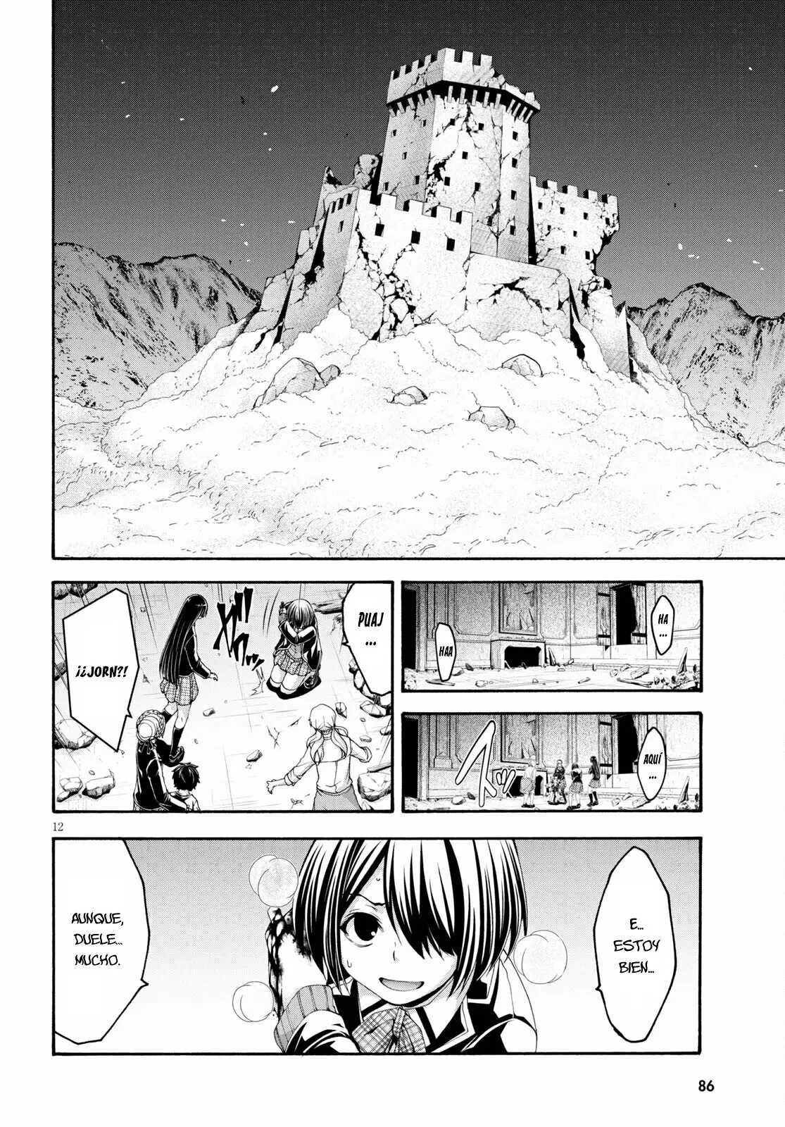 Trinity Seven: 7-Nin no Mahoutsukai capítulo 128 página 12