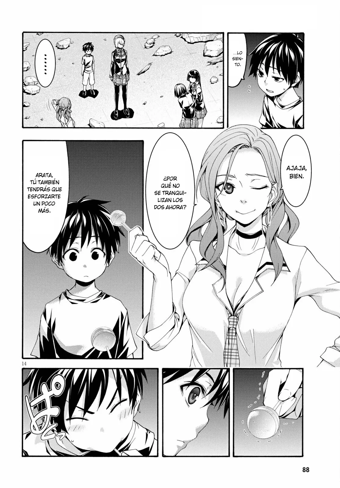 Trinity Seven: 7-Nin no Mahoutsukai capítulo 128 página 14