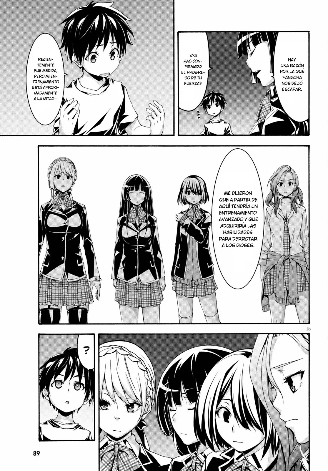 Trinity Seven: 7-Nin no Mahoutsukai capítulo 128 página 15