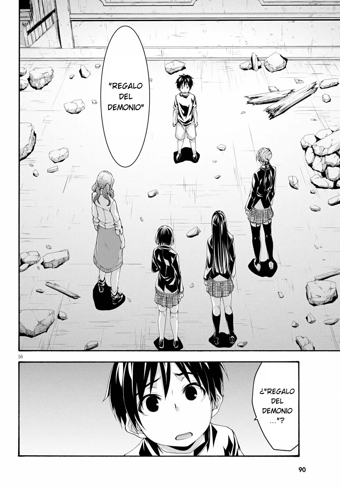 Trinity Seven: 7-Nin no Mahoutsukai capítulo 128 página 16
