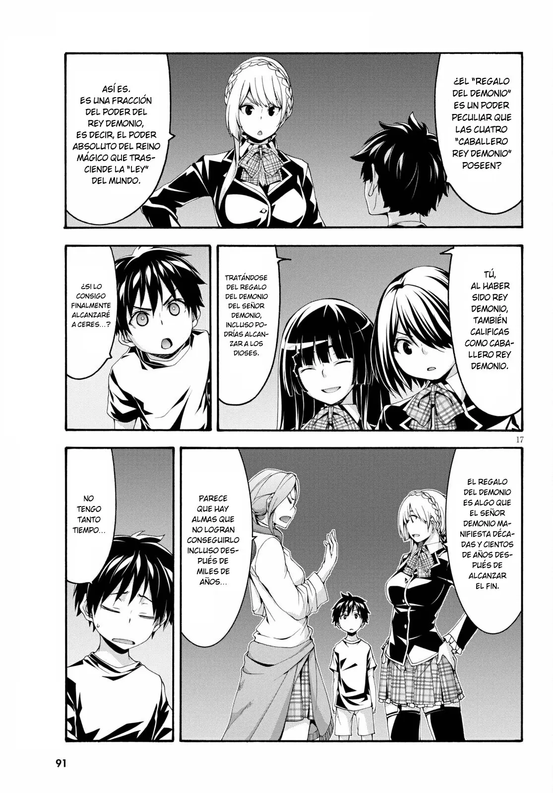 Trinity Seven: 7-Nin no Mahoutsukai capítulo 128 página 17