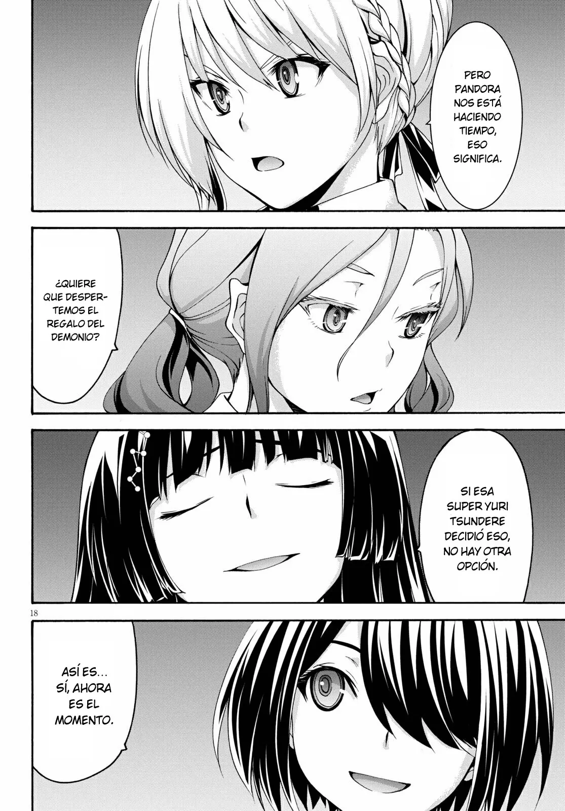 Trinity Seven: 7-Nin no Mahoutsukai capítulo 128 página 18