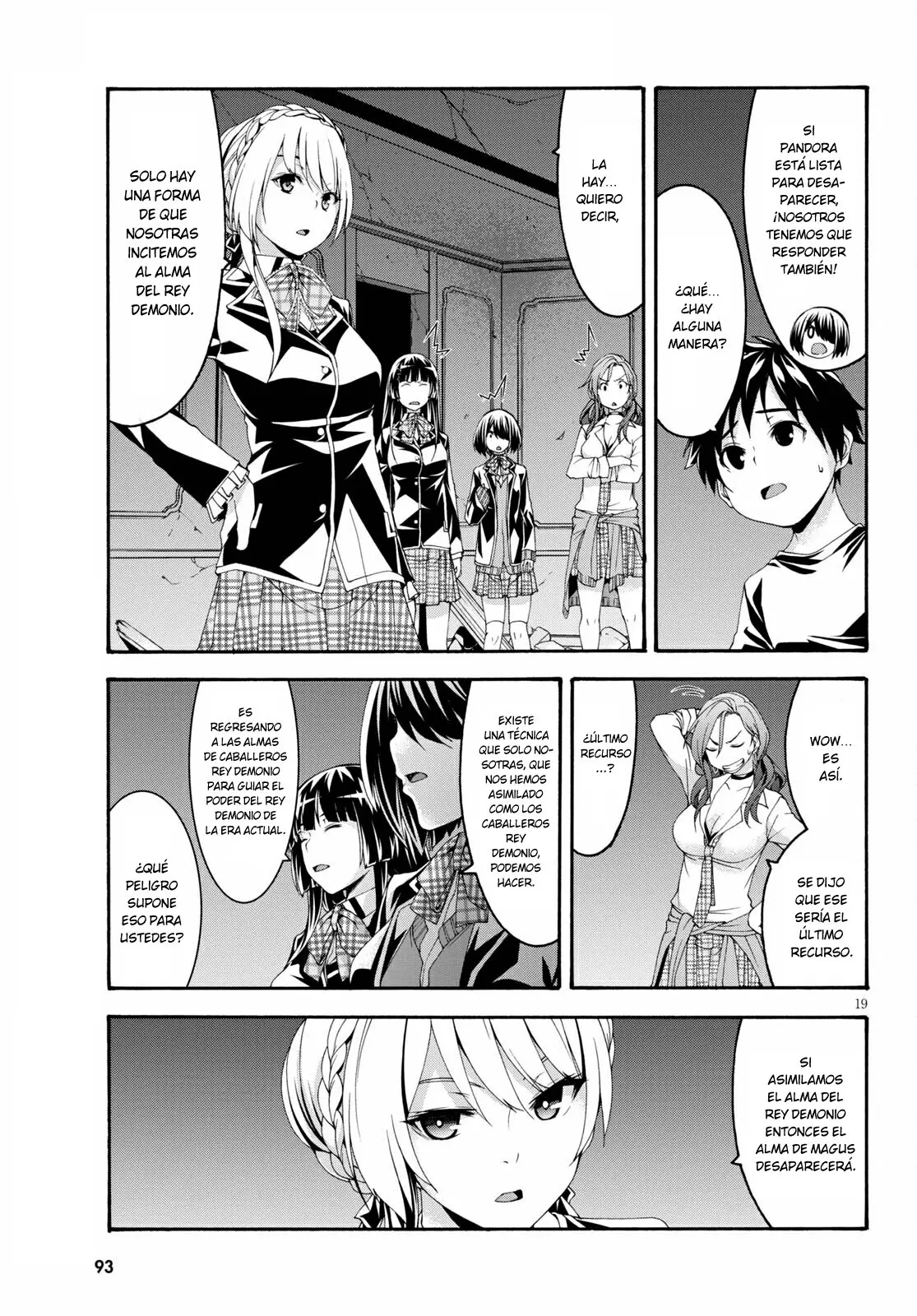 Trinity Seven: 7-Nin no Mahoutsukai capítulo 128 página 19