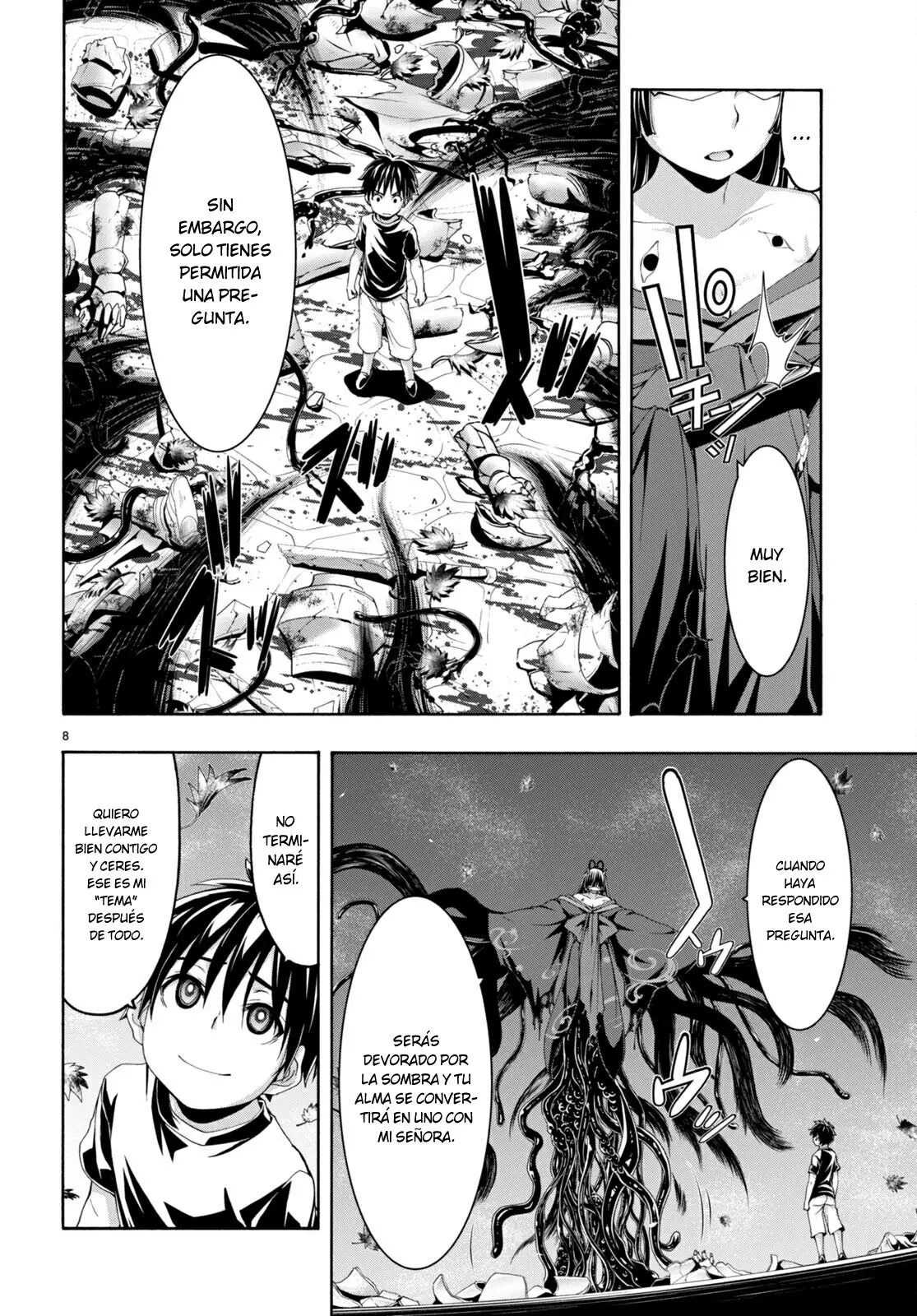 Trinity Seven: 7-Nin no Mahoutsukai capítulo 130 página 8