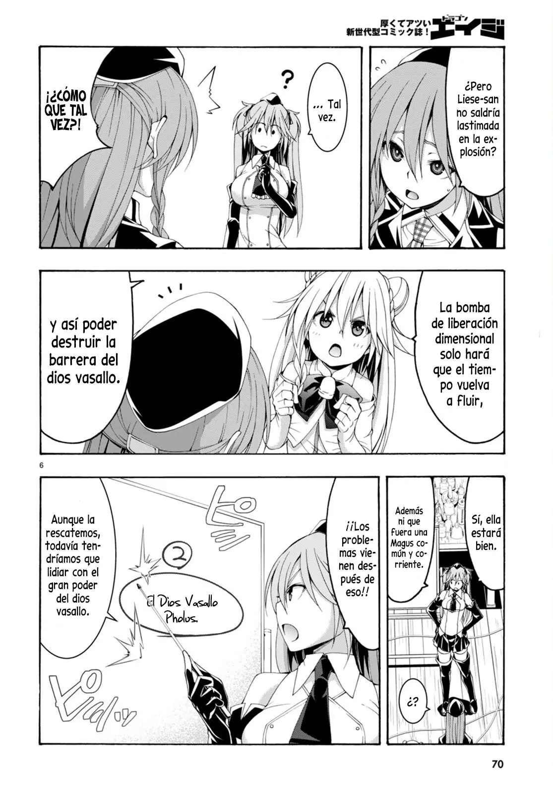Trinity Seven: 7-Nin no Mahoutsukai capítulo 133 página 7