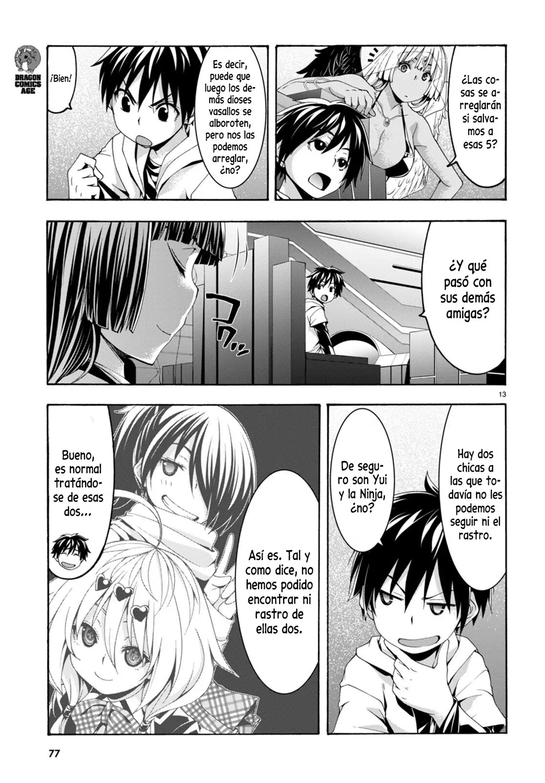 Trinity Seven: 7-Nin no Mahoutsukai capítulo 133 página 14