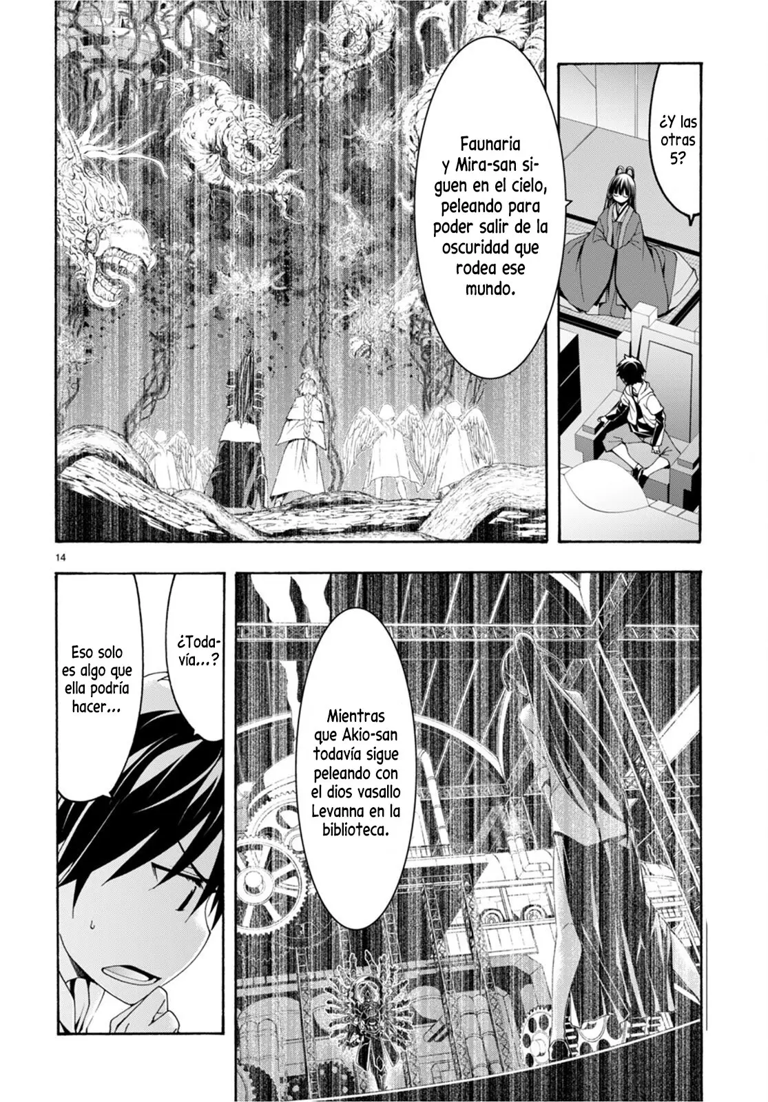 Trinity Seven: 7-Nin no Mahoutsukai capítulo 133 página 15