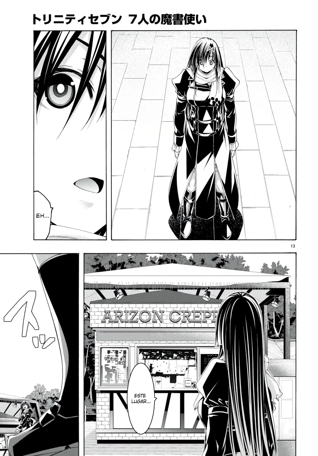 Trinity Seven: 7-Nin no Mahoutsukai capítulo 138 página 13