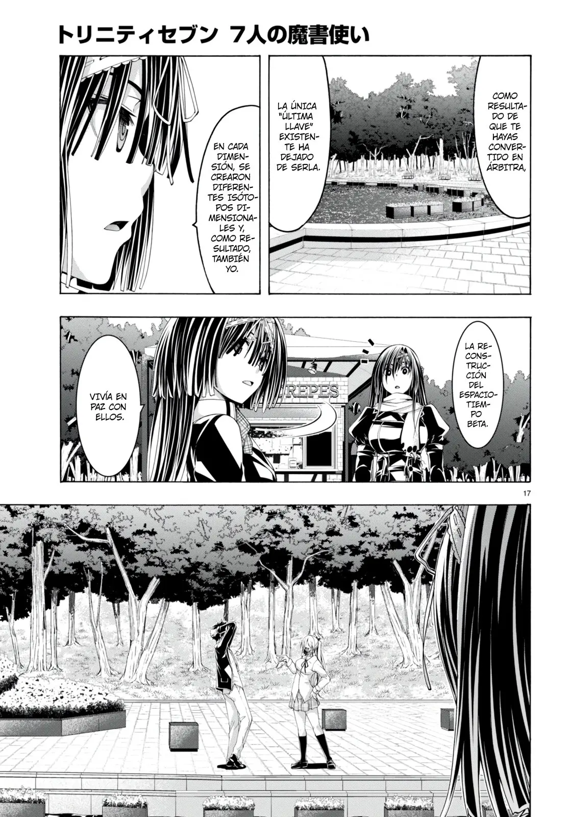 Trinity Seven: 7-Nin no Mahoutsukai capítulo 138 página 16