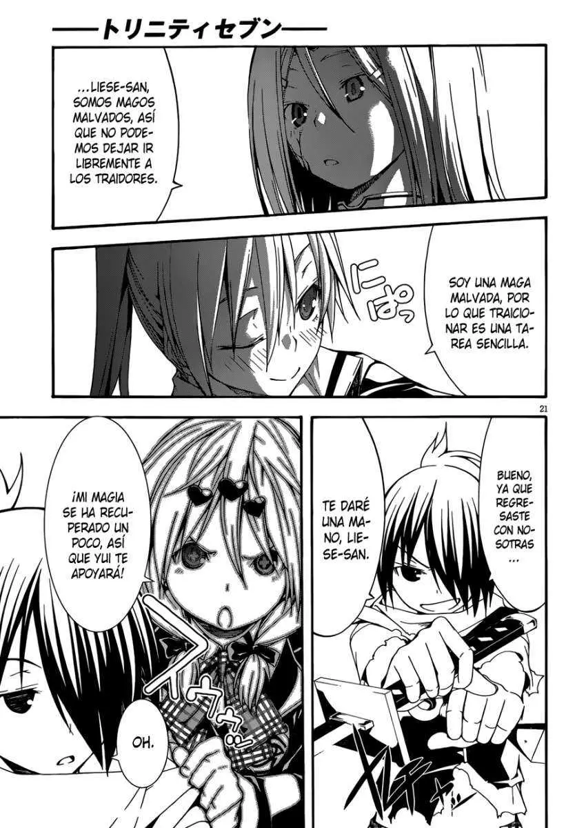 Trinity Seven: 7-Nin no Mahoutsukai capítulo 28 página 20