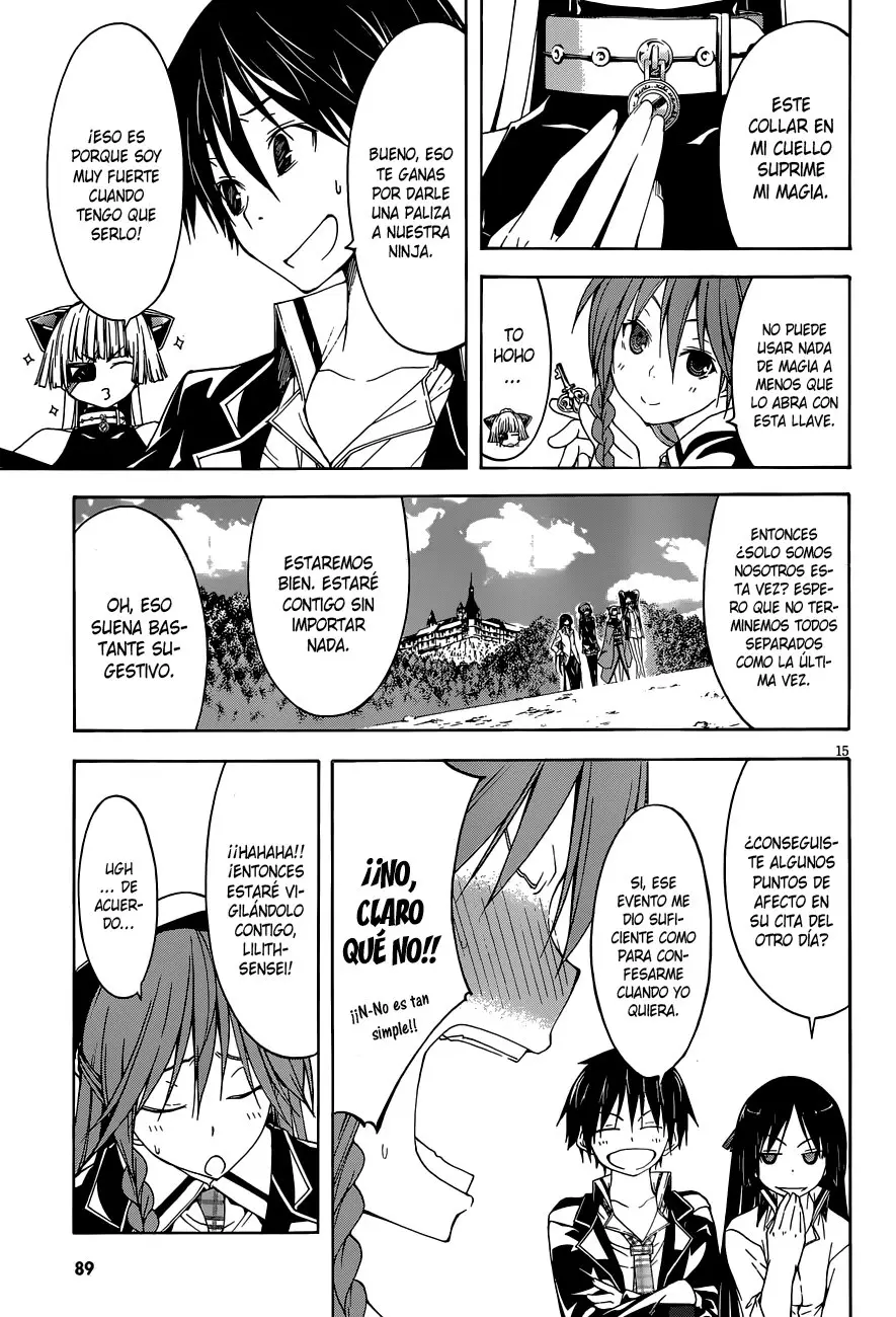 Trinity Seven: 7-Nin no Mahoutsukai capítulo 31 página 15