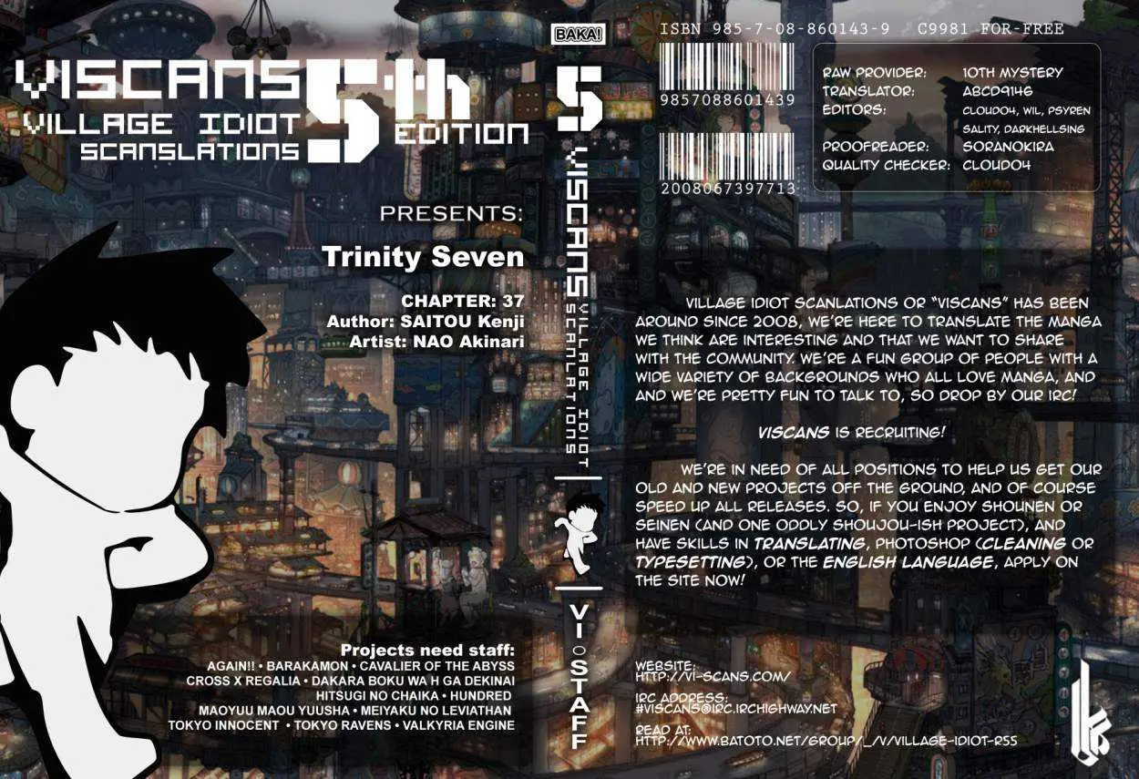 Trinity Seven: 7-Nin no Mahoutsukai capítulo 37 página 48