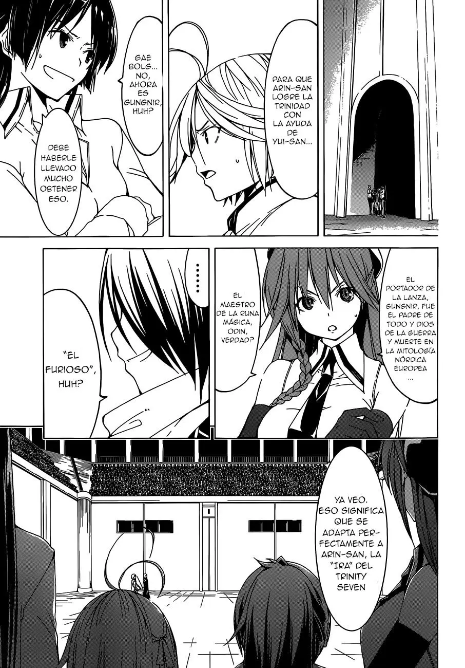 Trinity Seven: 7-Nin no Mahoutsukai capítulo 43 página 15