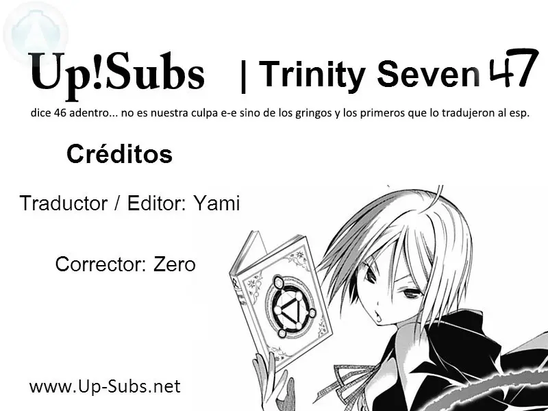 Trinity Seven: 7-Nin no Mahoutsukai capítulo 47 página 1