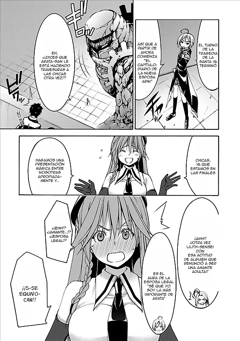 Trinity Seven: 7-Nin no Mahoutsukai capítulo 60 página 14