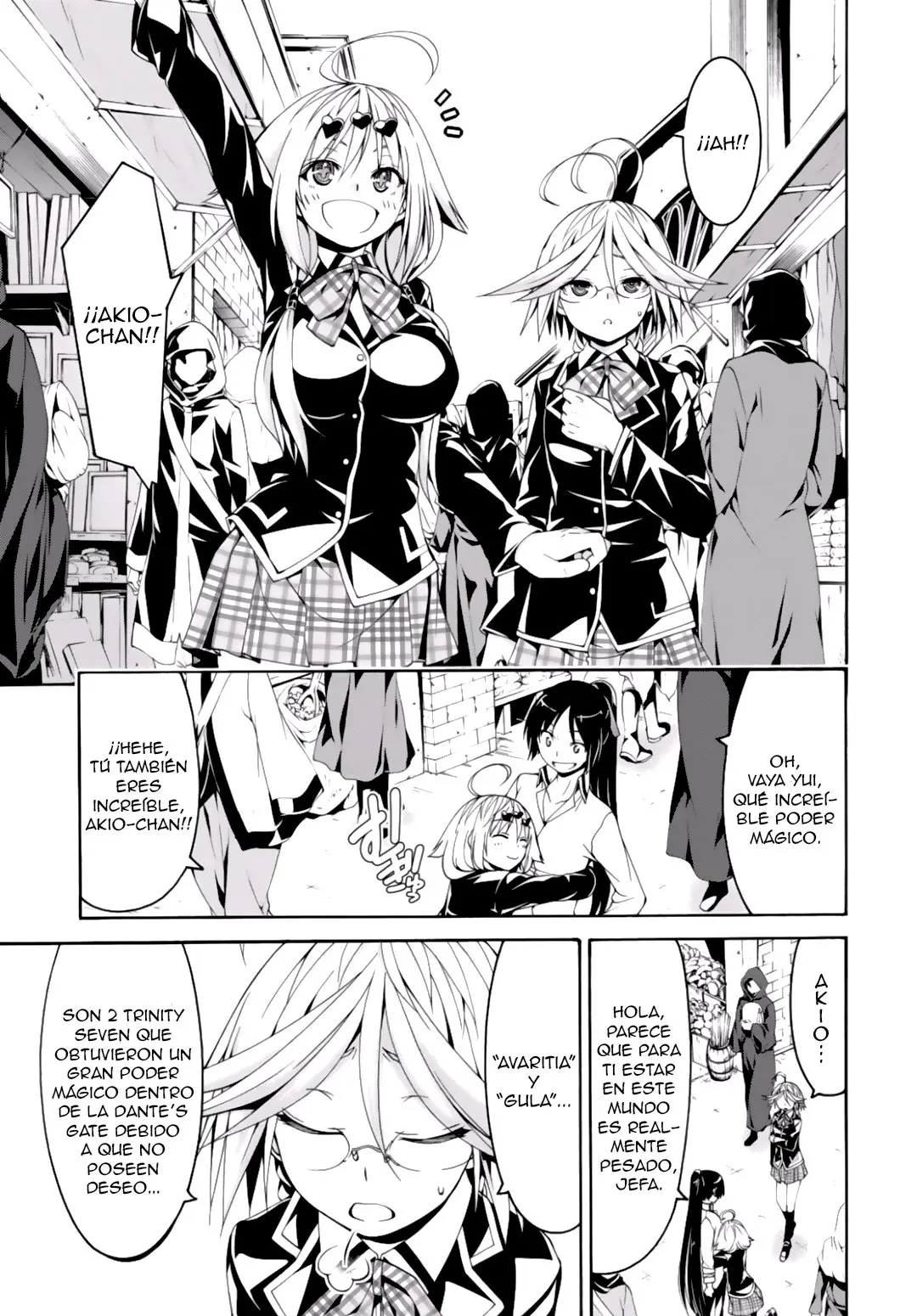 Trinity Seven: 7-Nin no Mahoutsukai capítulo 74 página 7