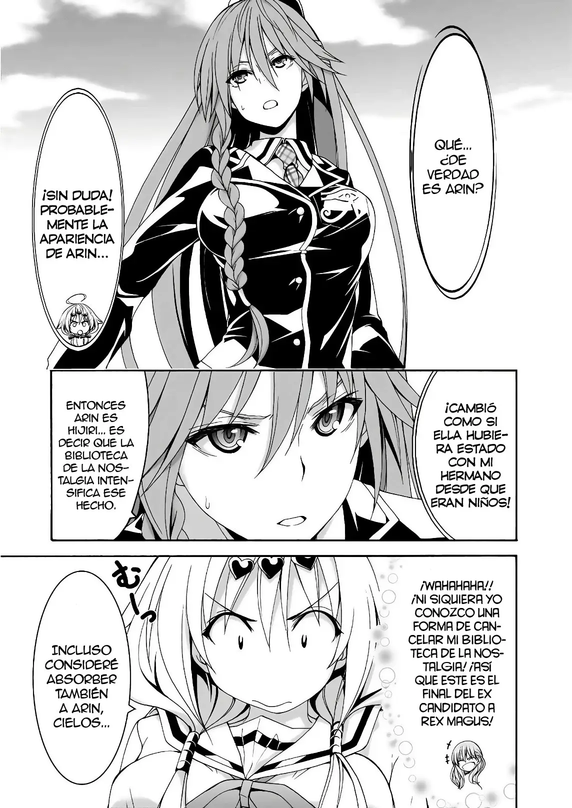 Trinity Seven: 7-Nin no Mahoutsukai capítulo 91 página 10