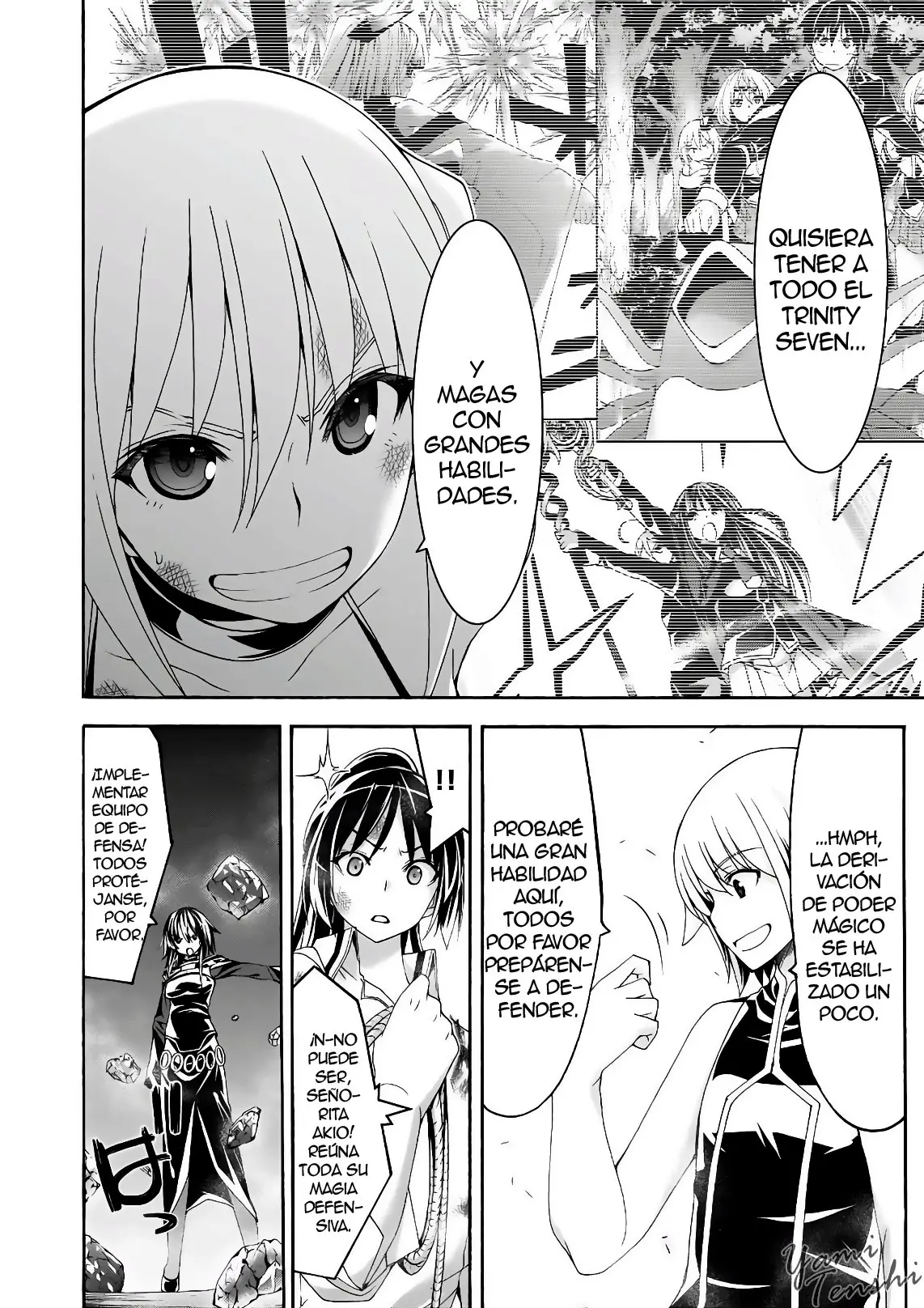 Trinity Seven: 7-Nin no Mahoutsukai capítulo 95 página 8