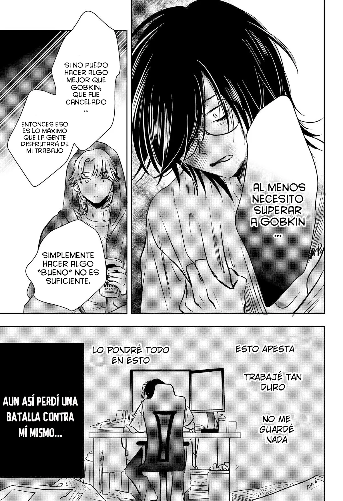 Uchikirare Mangaka To Doujin Onna capítulo 8 página 10