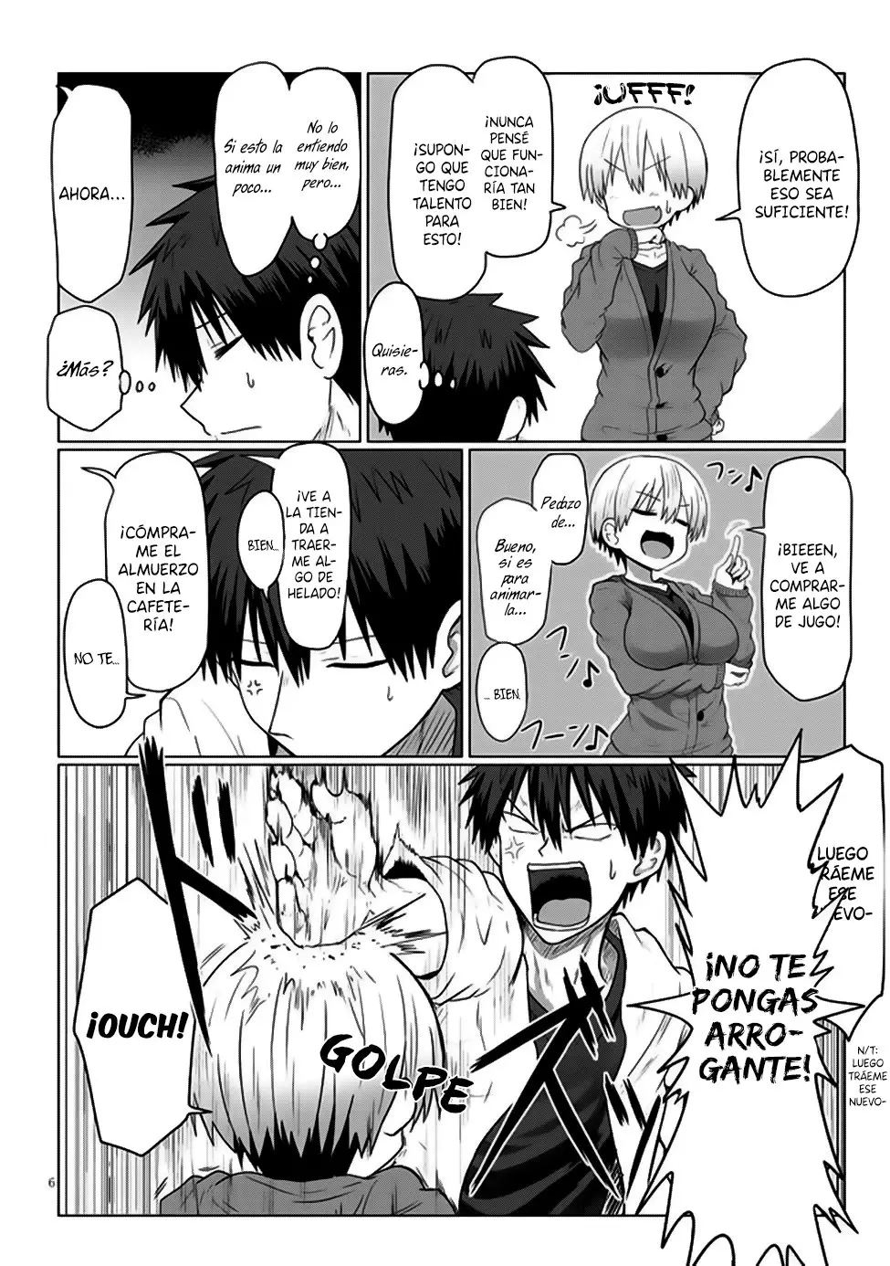 Uzaki-chan Wa Asobitai! capítulo 10 página 7