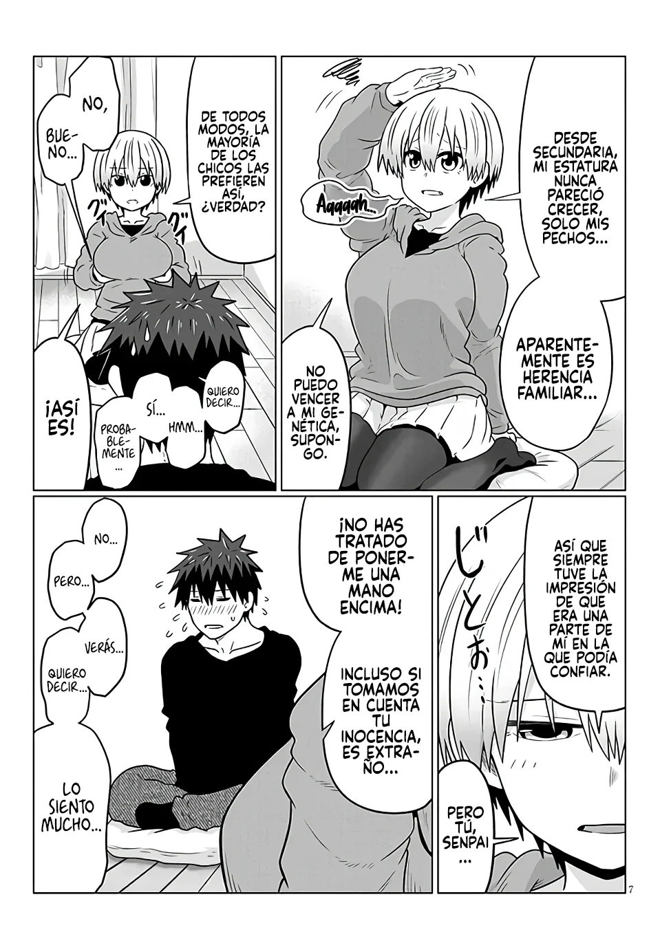 Uzaki-chan Wa Asobitai! capítulo 100 página 8