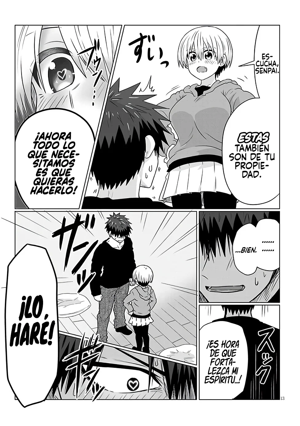 Uzaki-chan Wa Asobitai! capítulo 100 página 14