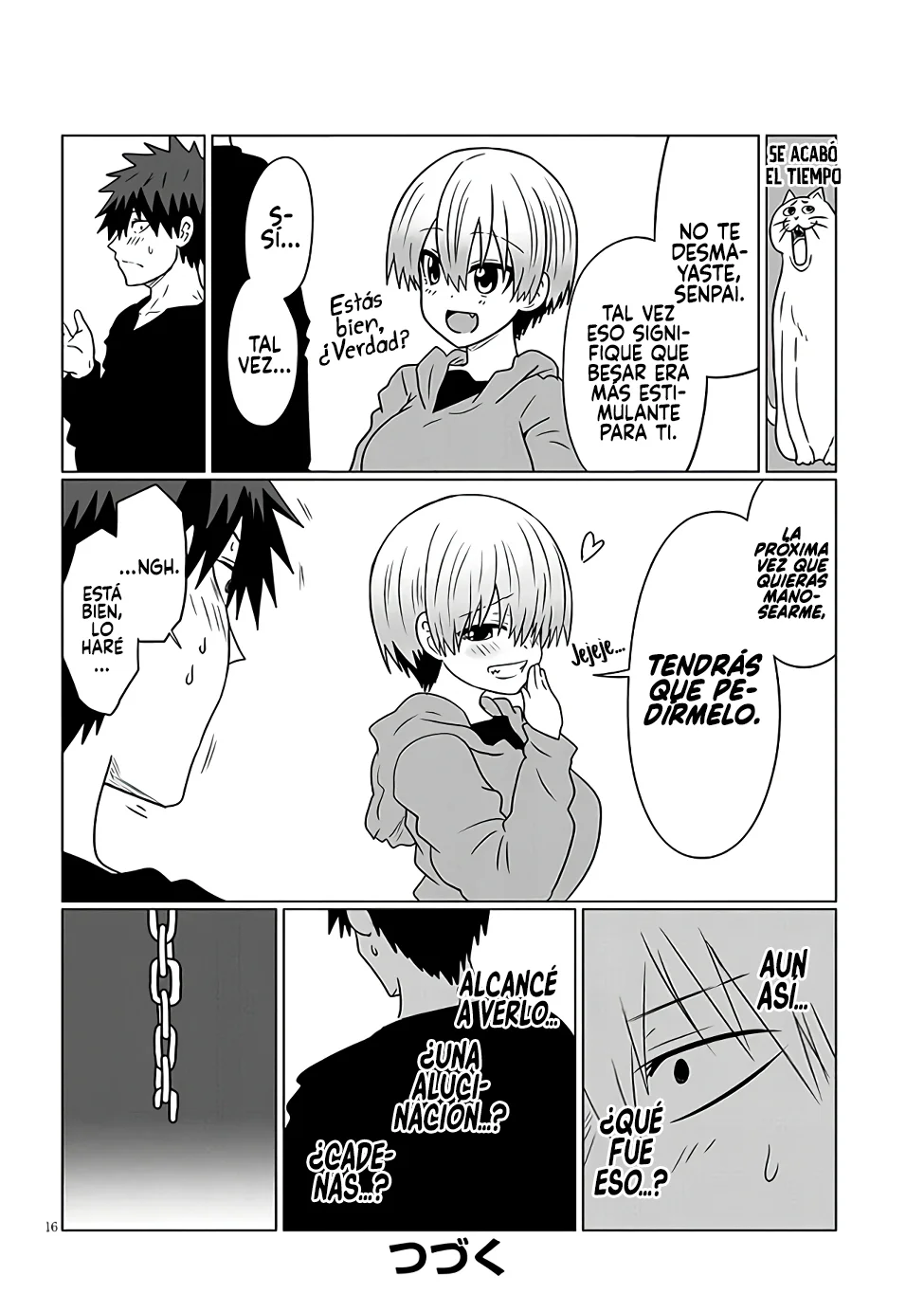 Uzaki-chan Wa Asobitai! capítulo 100 página 17