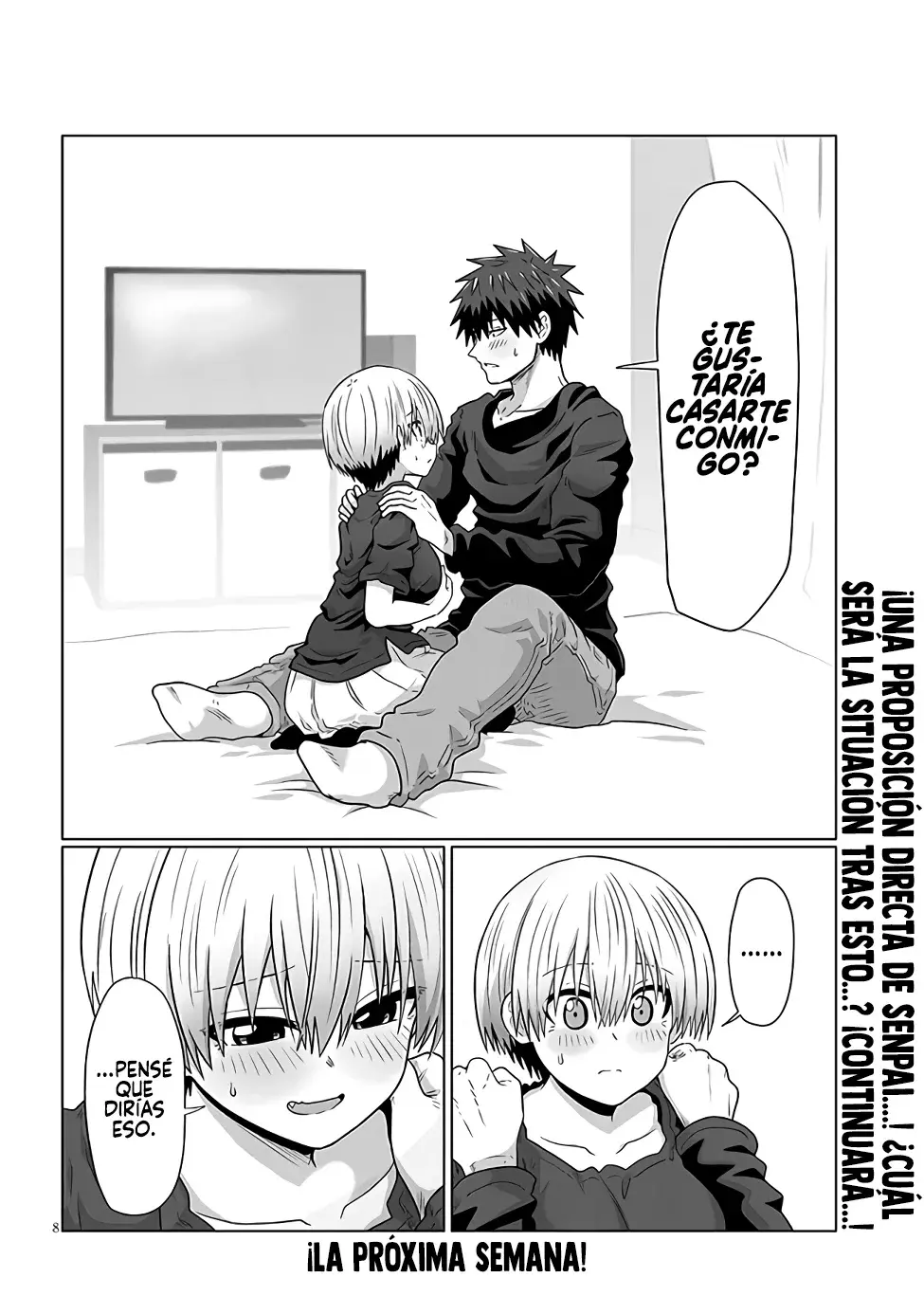 Uzaki-chan Wa Asobitai! capítulo 106 página 10