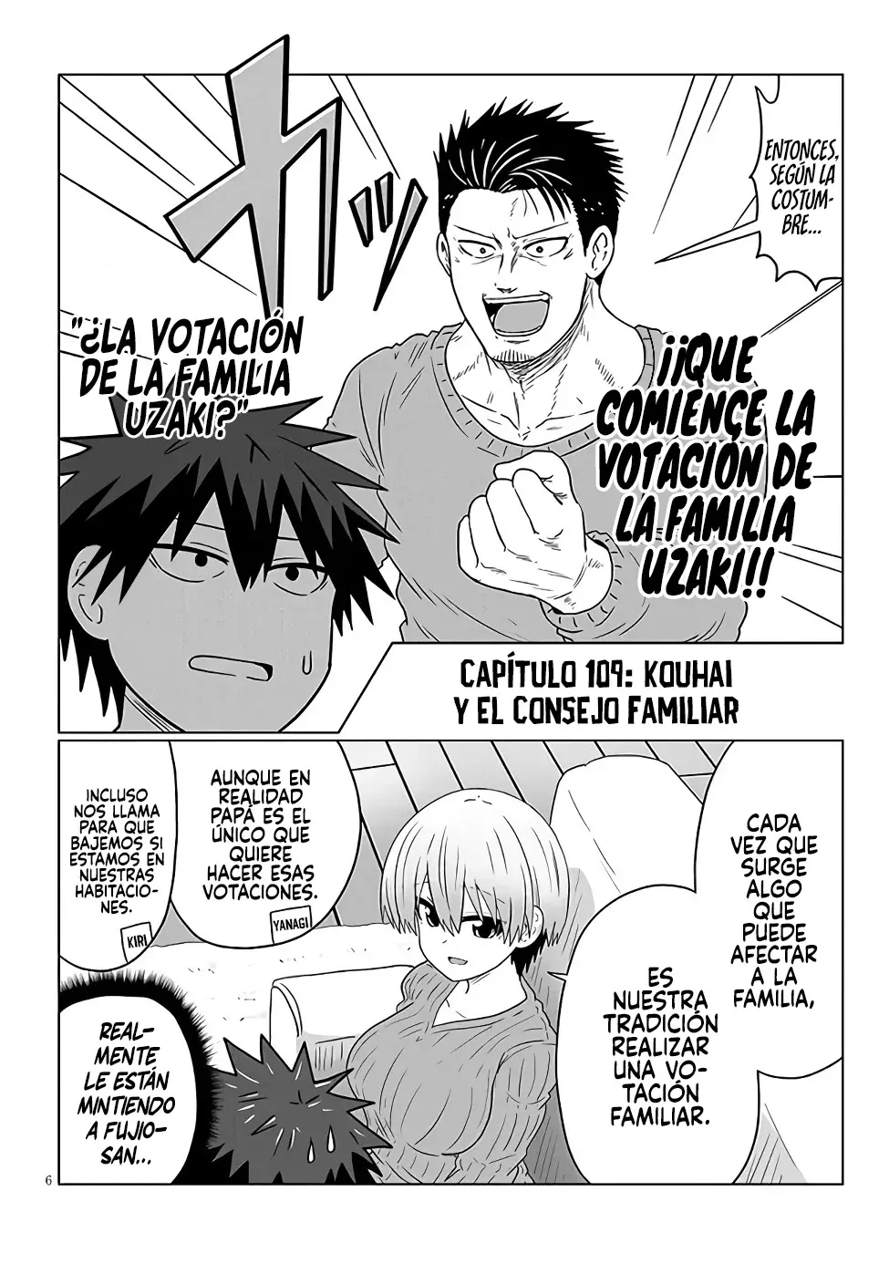 Uzaki-chan Wa Asobitai! capítulo 109 página 8