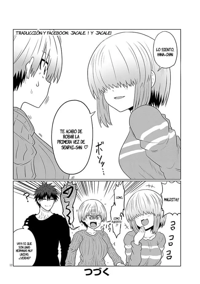 Uzaki-chan Wa Asobitai! capítulo 110 página 12