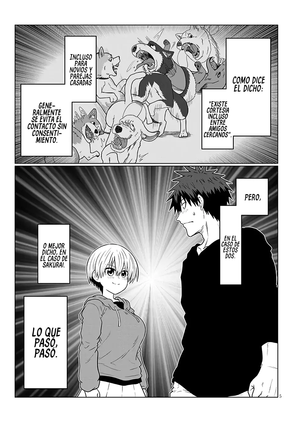 Uzaki-chan Wa Asobitai! capítulo 114 página 7