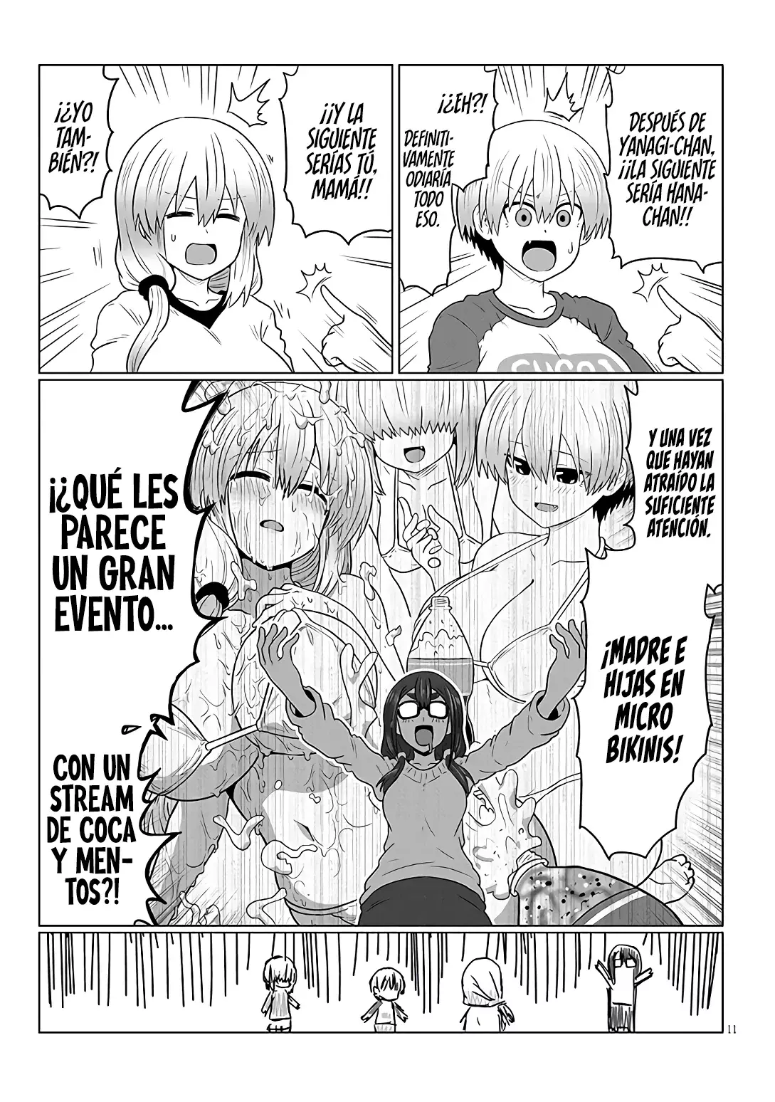 Uzaki-chan Wa Asobitai! capítulo 117 página 12